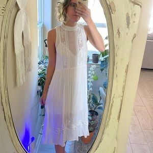 Auguste The Label | Margot Wren High-neck Midi Dress